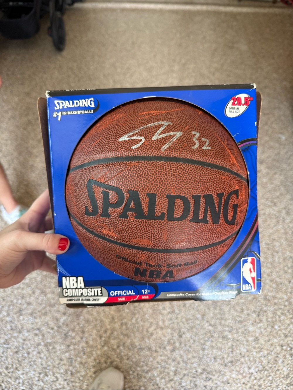 Shaquille O’Neal “Shaq 32” Signed Spalding Basketball – 2006 Miami Heat